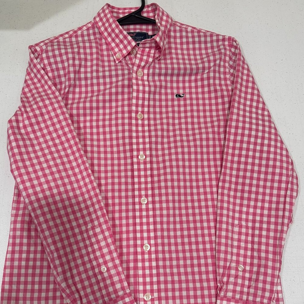 Vineyard VinesWhale Shirt Boys M (12–14)